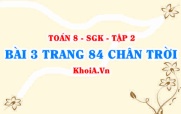Bài 3 trang 84 Toán 8 Chân trời sáng tạo Tập 2